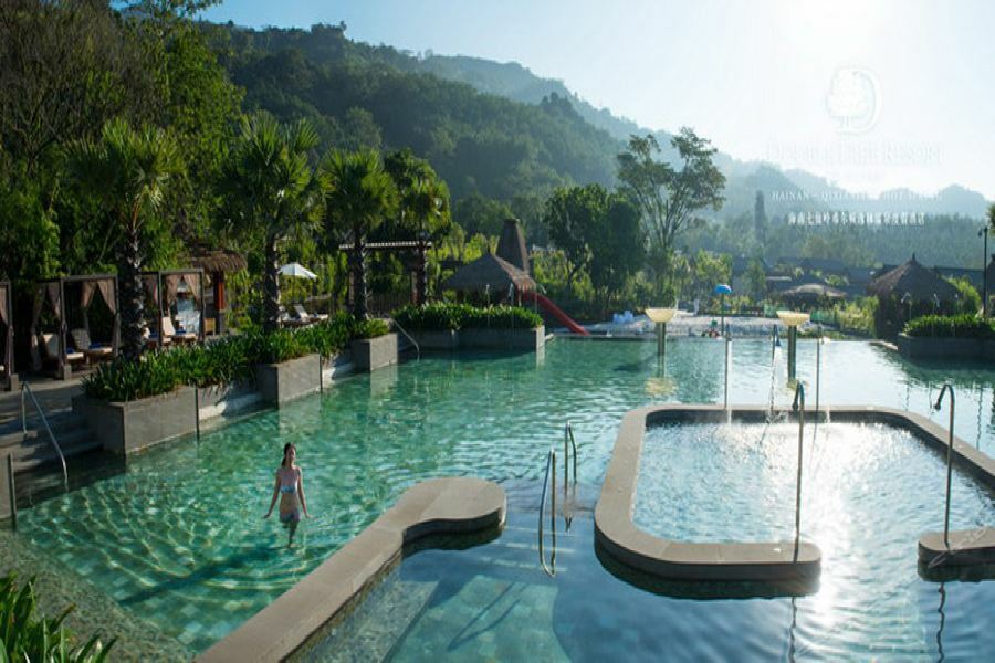 Baoting Doubletree Resort By Hilton Hotel Hainan - Qixianling Hot Spring מראה חיצוני תמונה