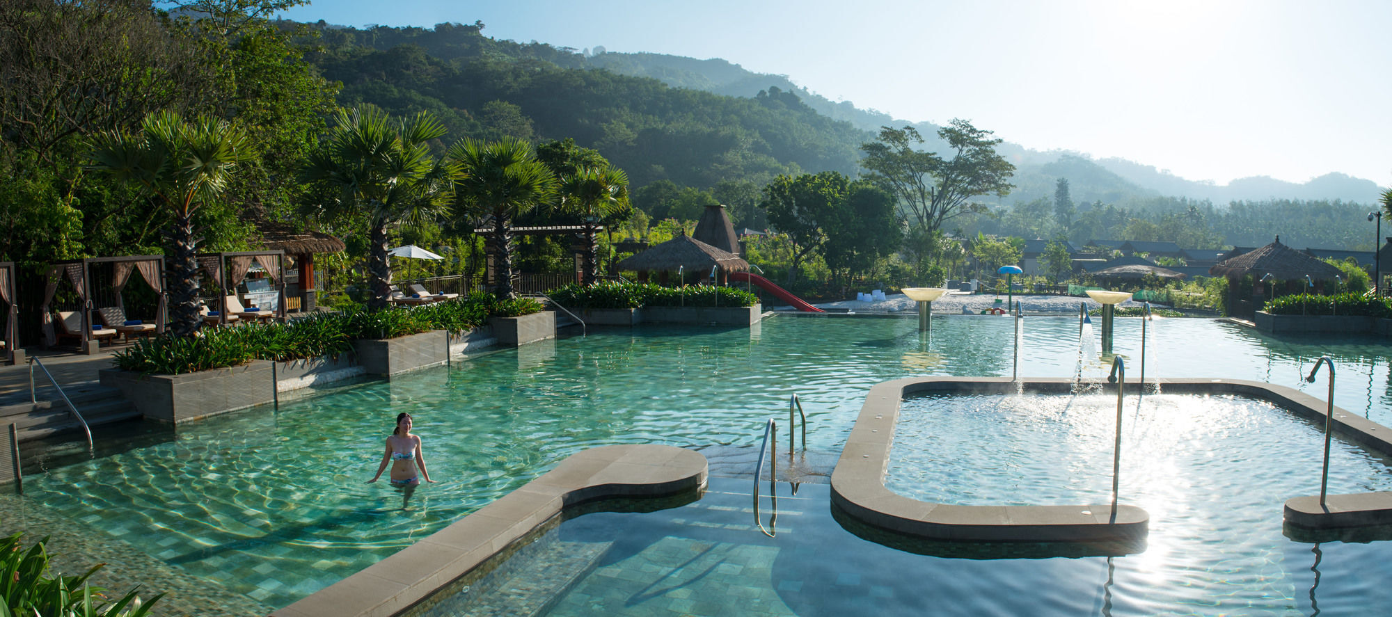 Baoting Doubletree Resort By Hilton Hotel Hainan - Qixianling Hot Spring מראה חיצוני תמונה